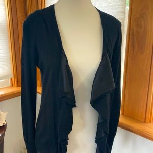 Banana republic size small ruffle cardigan like new